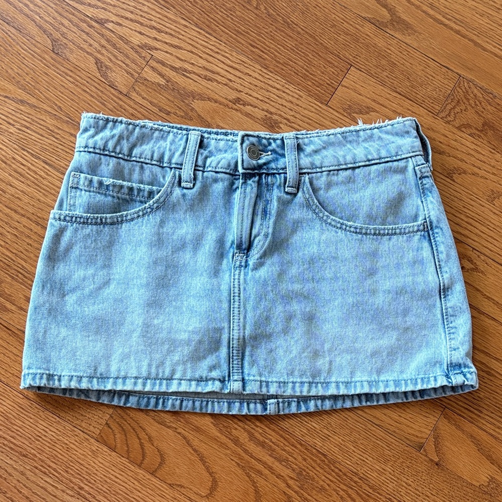 Hollister Denim Mini Skirt size 2